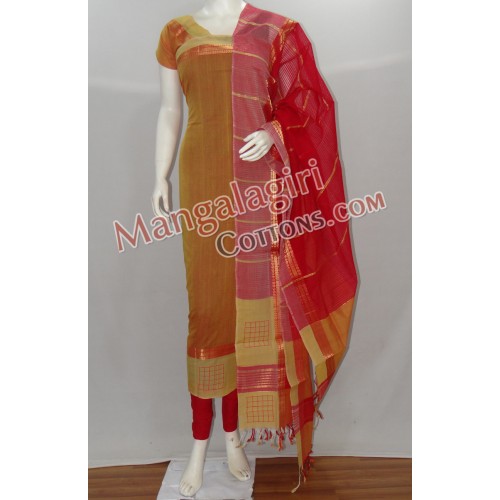 Mangalagiri Dress Material 00191 | Mangalagiri Cottons